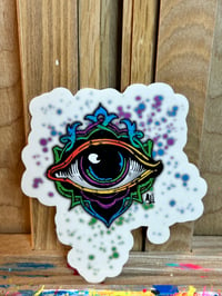 Eye Clear Background Sticker