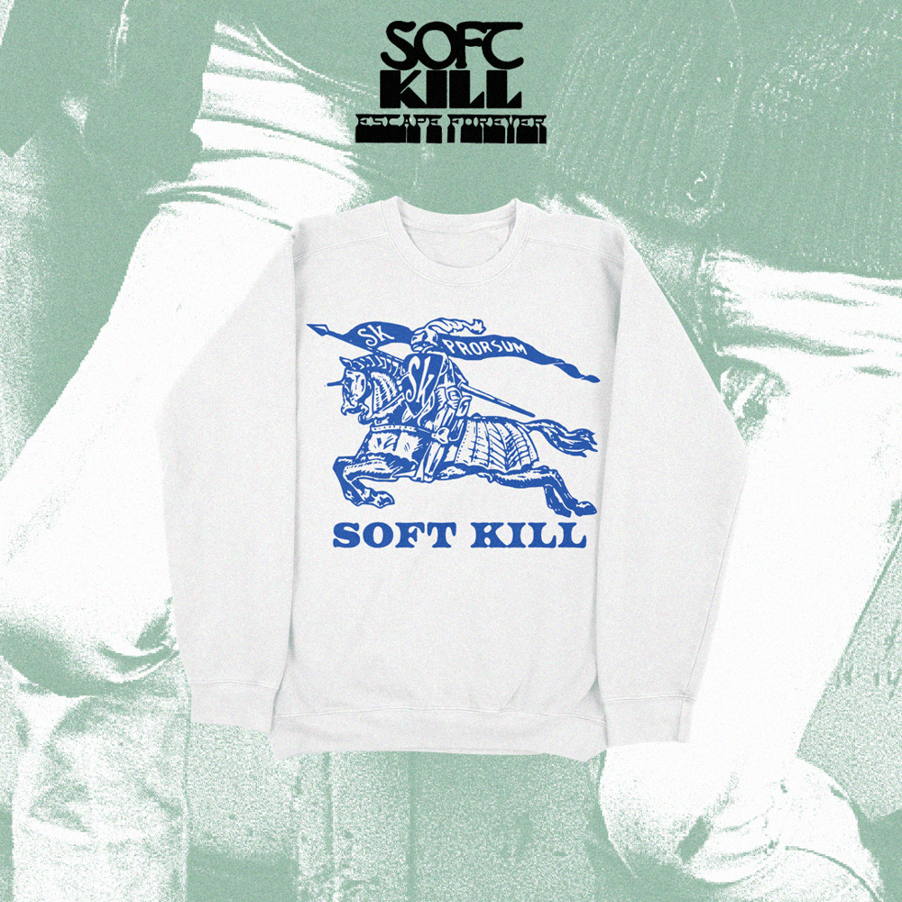 "The Knight" Crewneck (White)