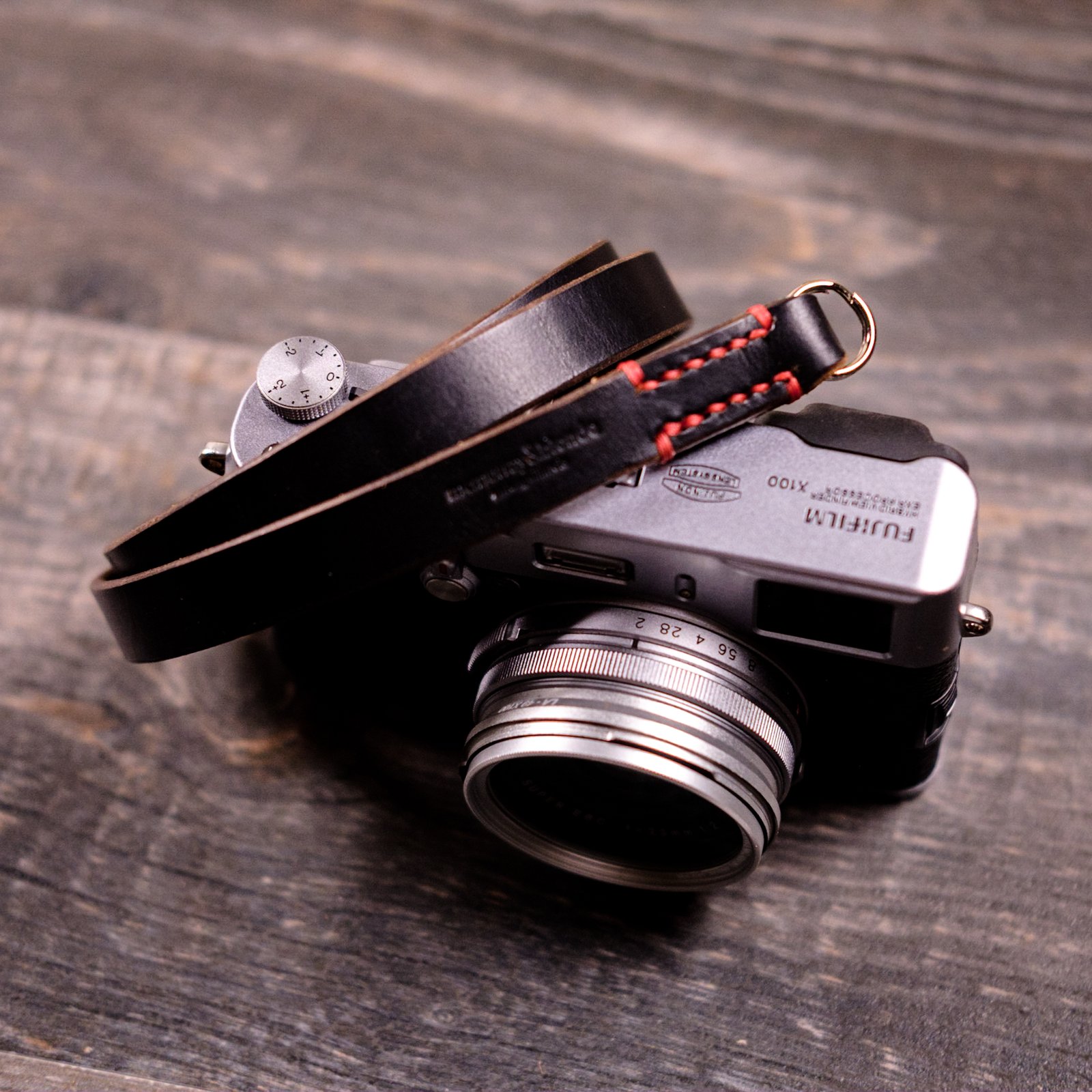 Popular Leather Camera Strap | Stitched | Fixed Length | Madison St 1