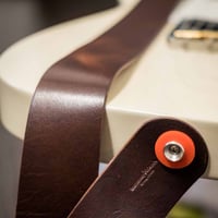 Image 2 of Fixed | Leather Guitar Strap | Metro