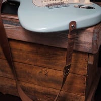 Image 3 of Adjustable | Leather Guitar Strap | Double Door