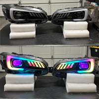 Image 5 of 15-21 WRX *BRAND NEW IN BOX* Subispeed V1 RGB/LED Headlights w/ Sequential Turn Signals