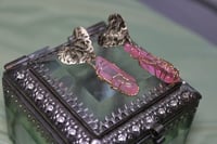 Image 2 of Pink Aura Quartz Hearts