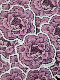 Image 1 of Peony Sticker