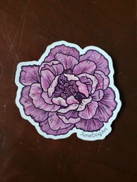Image 2 of Peony Sticker