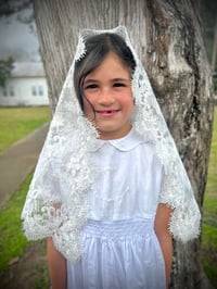 Image 1 of Our Lady of the Immaculate Conception First Communion Veil