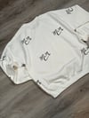 White - M2M All over Logo Crewneck (Exclusive) 