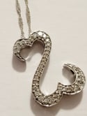 Open Hearts Diamond Necklace 