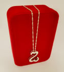 Open Hearts Diamond Necklace 