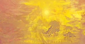 Aethra etches the sky with ancient patterns as Bhanu glows through hazy daydreams.