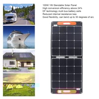 100W Portable Solar Panel 19v etfe with bracket solar power bank charge For Jackery/EF/Bletti/Anker/