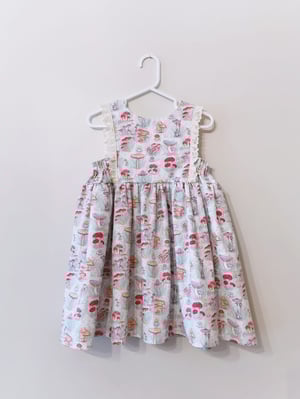 Image of Mushroom Bliss Heirloom Dress 5T