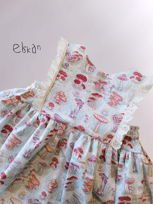 Image of Mushroom Bliss Heirloom Dress 5T