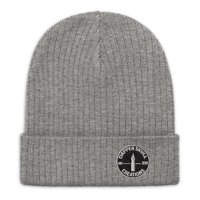 Image 4 of Pen Nib Logo Ribbed Knit Beanie