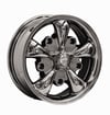 5 Spokes black chrome