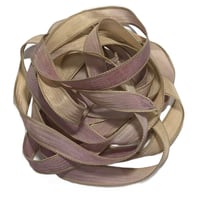Image 2 of 1PC. HEIRLOOM 42" hand dyed wrist wrap bracelet silk ribbon/by COLOR KISSED SILK