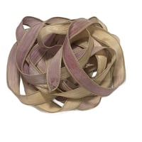 Image 3 of 1PC. HEIRLOOM 42" hand dyed wrist wrap bracelet silk ribbon/by COLOR KISSED SILK