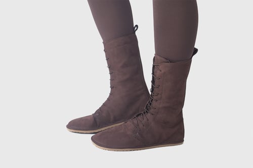 Image of Deco in Pressed Brown Suede