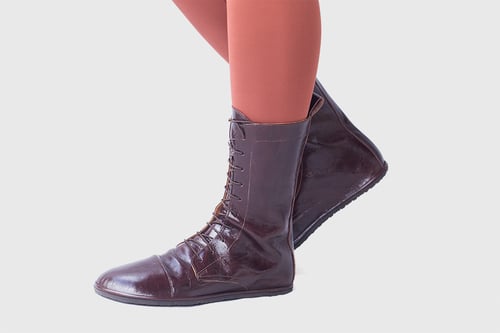 Image of Lace-up Impulse boots in Vintage Brown
