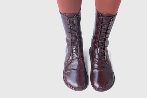 Image of Lace-up Impulse boots in Vintage Brown