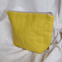 Image 1 of Quilted Zip-Up Pouch - Assorted Colours