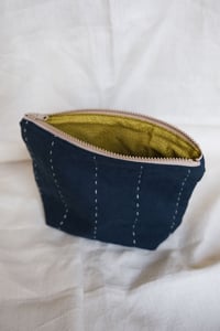 Image 3 of Hand-Quilted Zip-Up Pouch - Assorted Colours