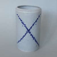 Image 1 of Sprayed line cylinder vase 2