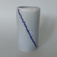 Image 1 of Sprayed line cylinder vase 3