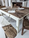 Table d'atelier + banc