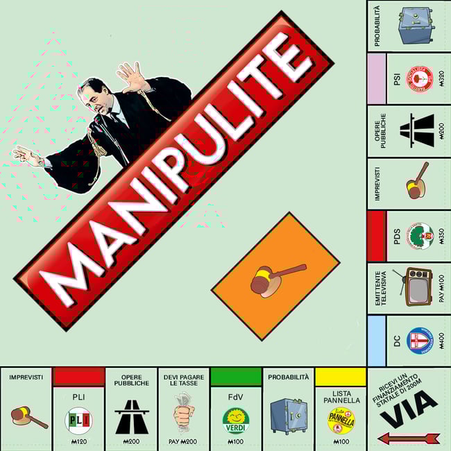 T-SHIRT - MANIPULITE - DI PIETRO