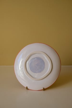 Image of Woman & Whippet - Small Plate