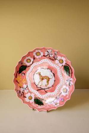 Image of Whippet & Thorn - Romantic plate