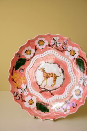 Image of Whippet & Thorn - Romantic plate