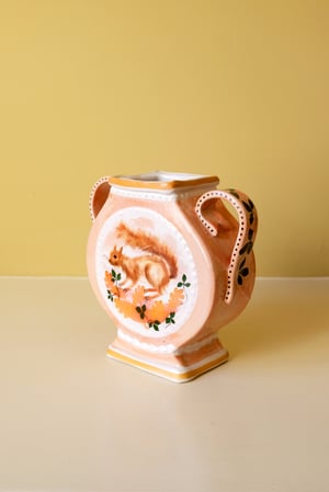 Image of Squirrel & Clover - Romantic Vase