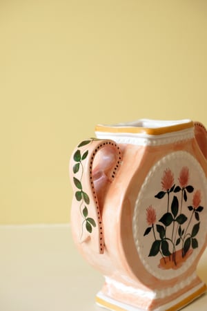 Image of Squirrel & Clover - Romantic Vase