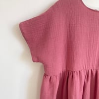 Image 2 of Garden Dress-raspberry gauze