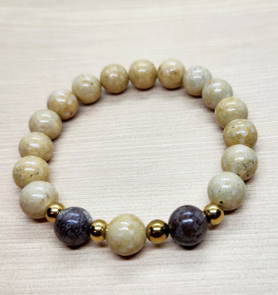 Image of Light Yellow Jasper Bracelet