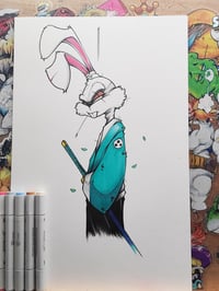 USAGI YOJIMBO ORIGINAL ART SIGNED