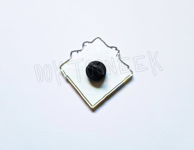 Nervous Tapeworm On Board | Acrylic Pin