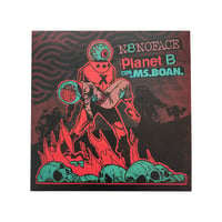 Image 2 of N8NOFACE AND PLANET B CON .MS.BOAN - 7" SPLIT EP (RED VINYL) + SIGNED By N8!