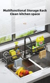 Automatic Drainage Sink Storage Rack Stainless Steel Basin Soap And Sponge Holder Ect..
