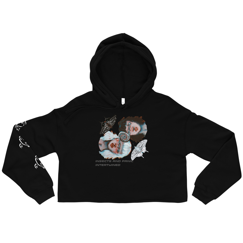 INTERTWINED CROP HOODIE