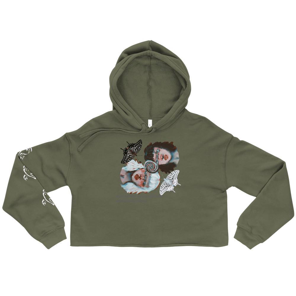 INTERTWINED CROP HOODIE