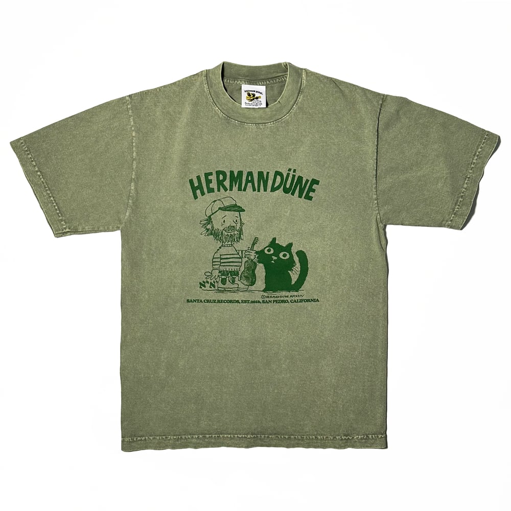 Herman Düne Tee-Shirt (Deluxe Made In USA 🇺🇸) Forest Green on Green