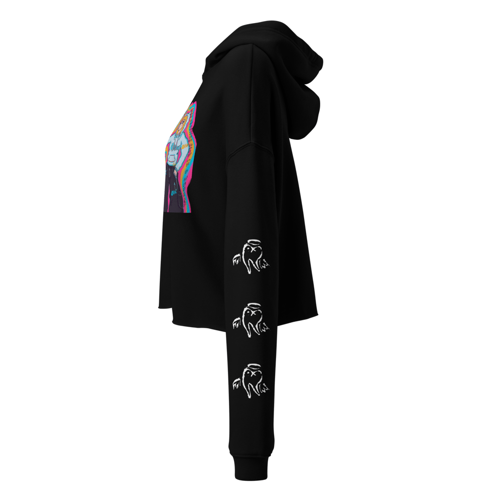 FISH IN A BARREL CROPPED HOODIE