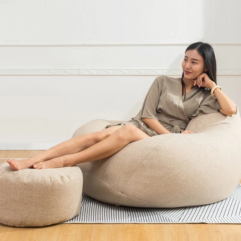 Footstool Bean Bag Rest Put Them Toes Comfinalibly On A OTAUTAU Stoolrest With Cloud Comfort 