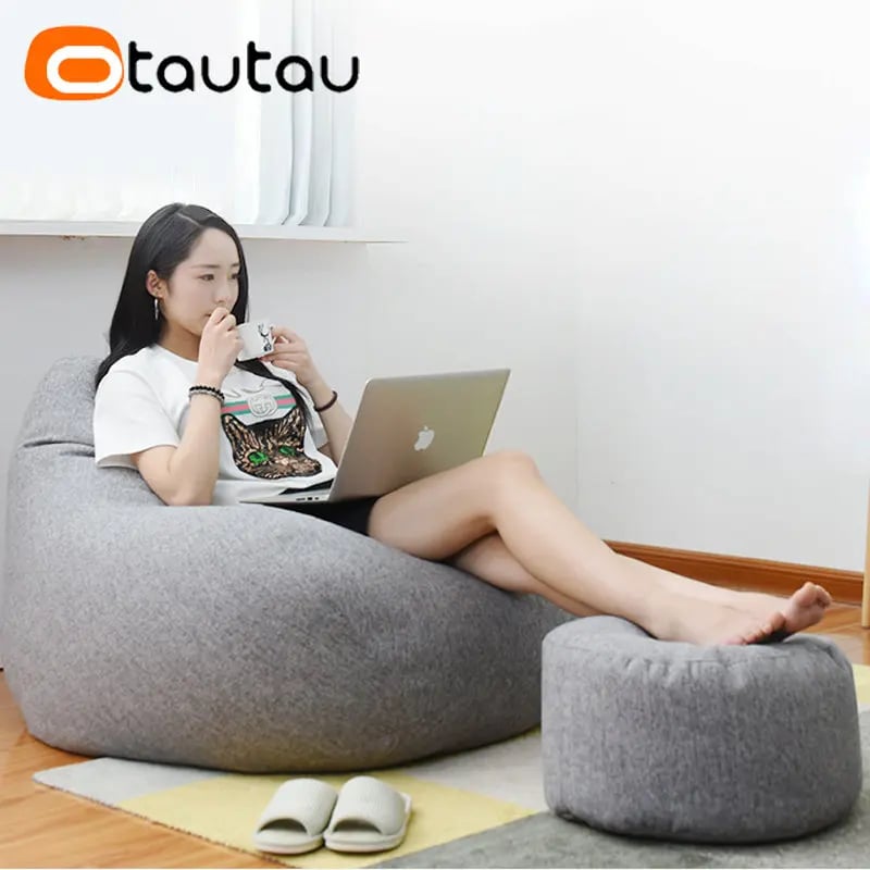 Footstool Bean Bag Rest Put Them Toes Comfinalibly On A OTAUTAU Stoolrest With Cloud Comfort 