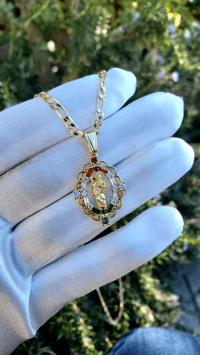 Image 2 of San Judas Rhinestones Necklaces 