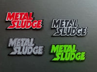 Image 1 of Metal Sludge  patches in various colors, ordering (1) also includes some Freebies. 