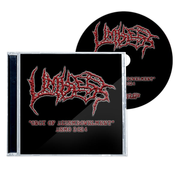 Image of LIMBLESS "ORGY OF DISEMBOWELMENT DEMO 2024" CD *PRE-ORDER*